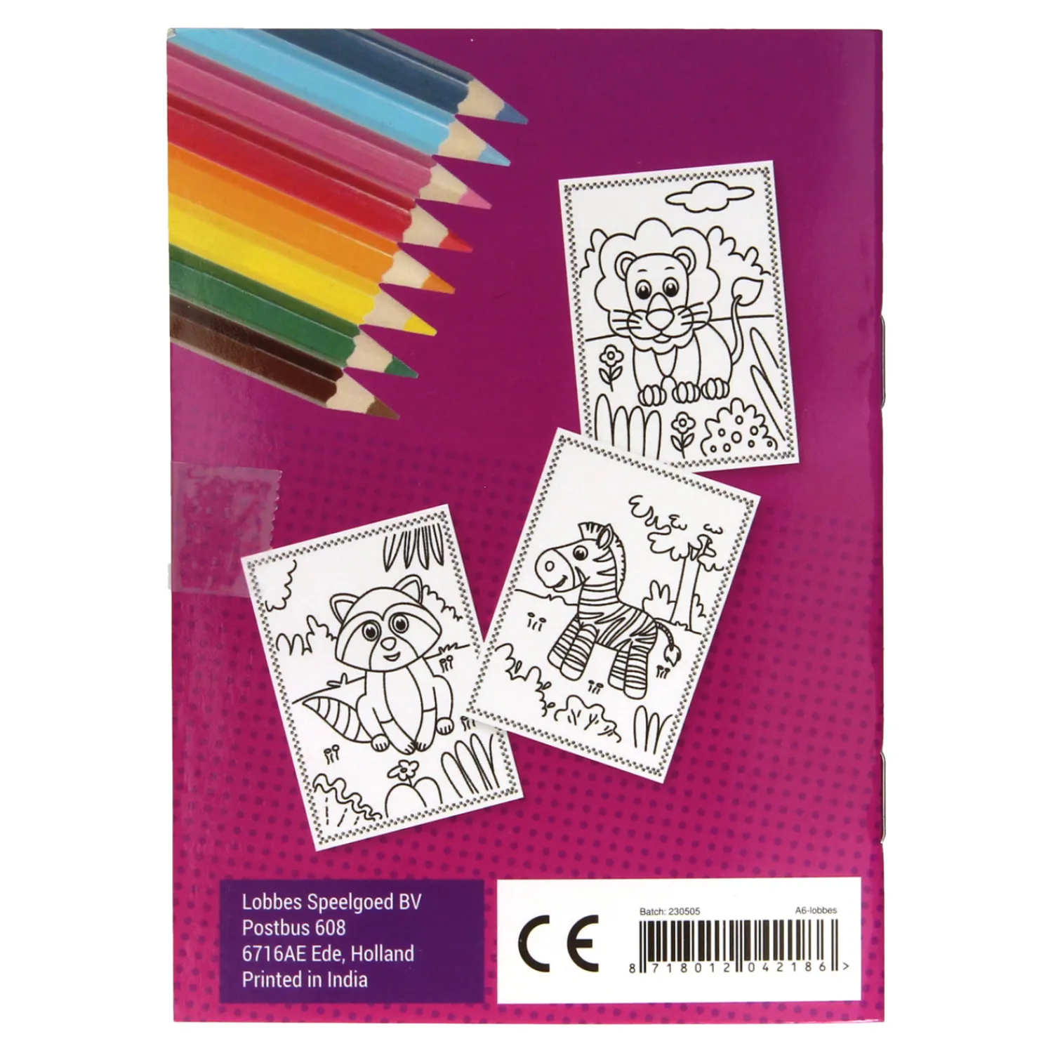 Uitdeel Kleurboekje A6, 16pag-Lobbes New