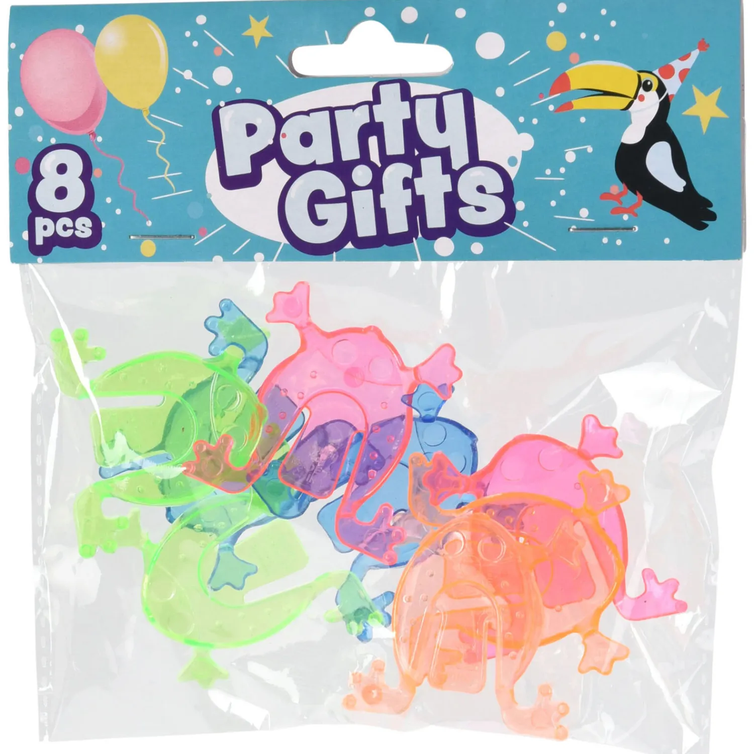 Uitdeelcadeautjes Kikker, 8st.- Clearance