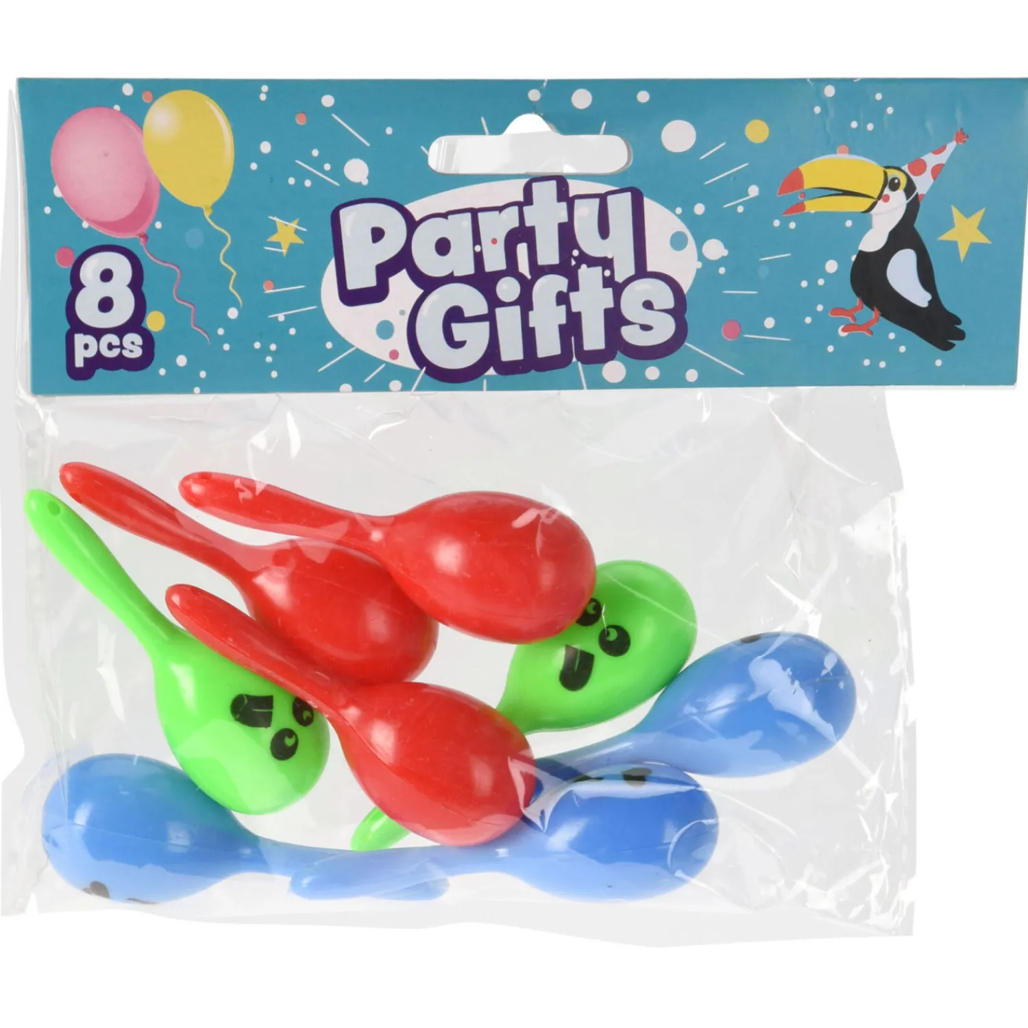 Uitdeelcadeautjes Maracas,, 8st.- Discount