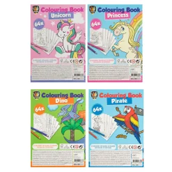 Creative Craft Group Uitdeelkleurboekjes, 12 stuks Hot