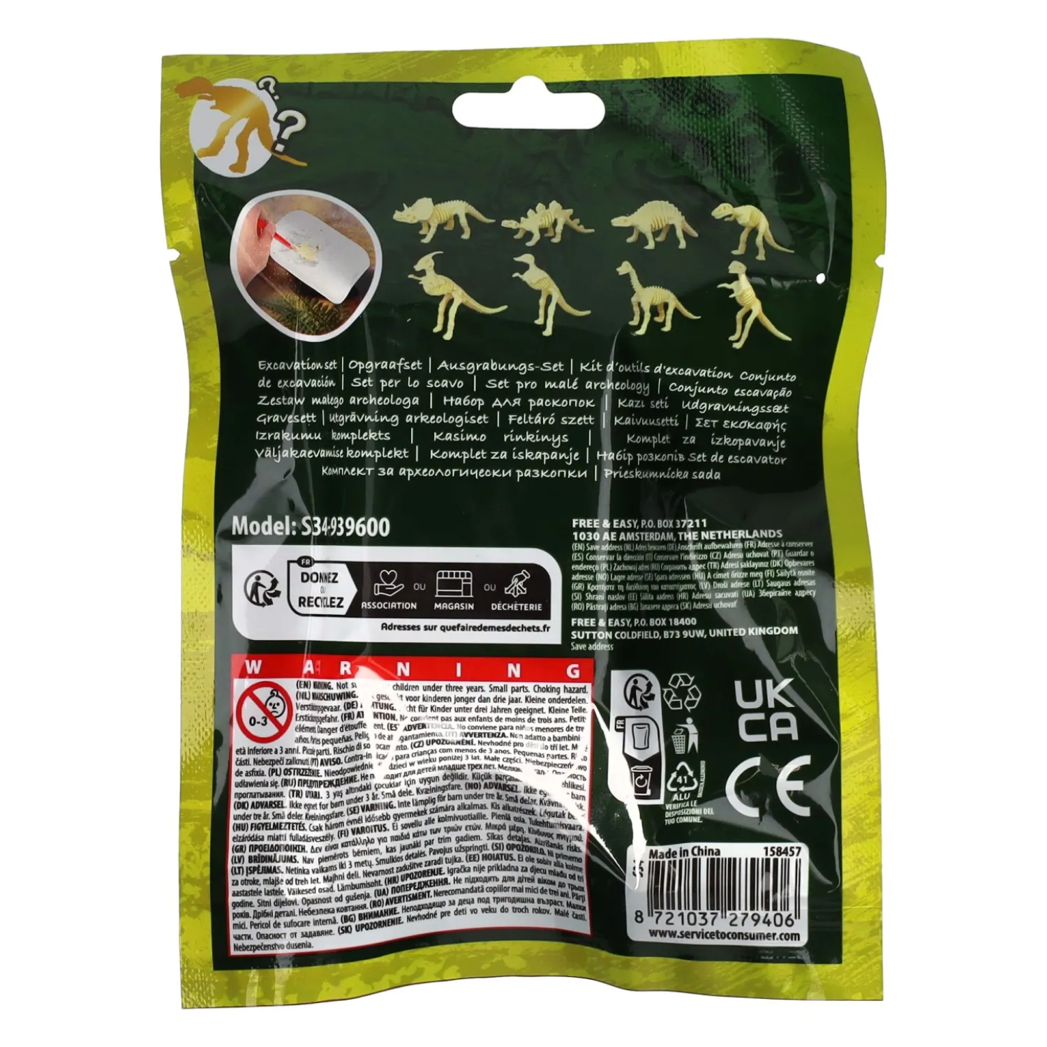 Uitgraafset Dino of Diamant New