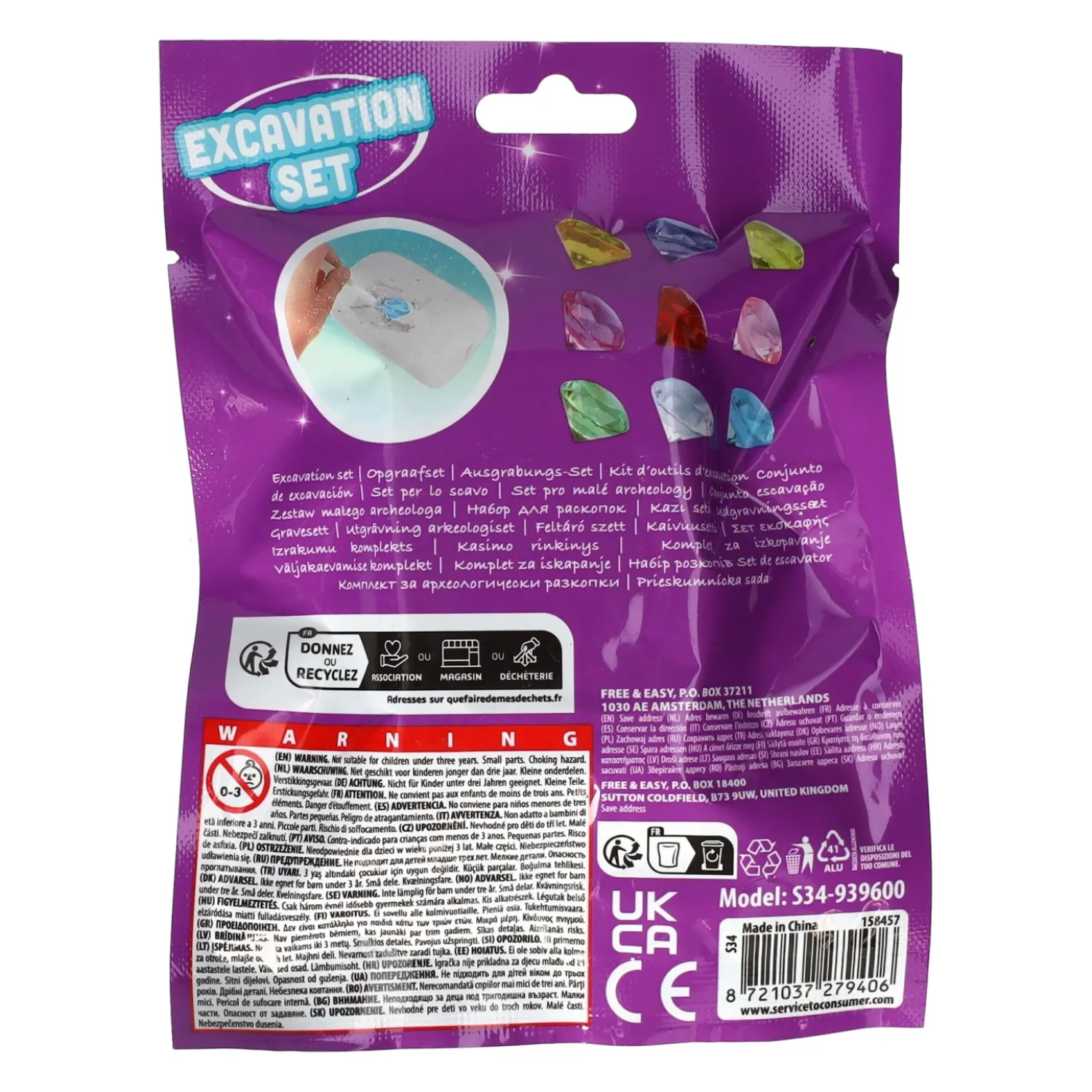 Uitgraafset Dino of Diamant New