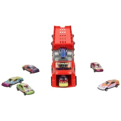 Uitklapbare Autotransporter met Afschietfunctie - Rood><noscript><img width=