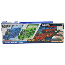 Uitklapbare Autotransporter met Afschietfunctie - Blauw><noscript><img width=