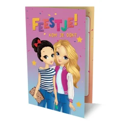 Uitnodigingen Best Friends, 6st.- Discount