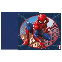 Globos Uitnodigingen en Enveloppen FSC Spider-Man Crime Fighter, 6st. Best
