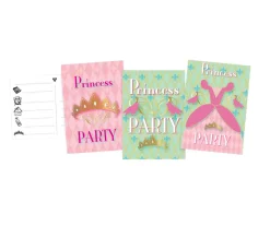 Haza Witbaard Uitnodigingen Princess Party, 6st. Best