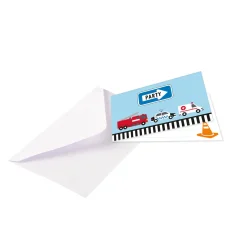 Uitnodigingen Voertuigen, 8st.- New