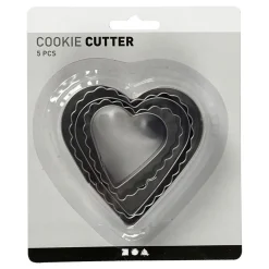 Uitsteekvormen Harten, 5st.>Creativ Company Outlet