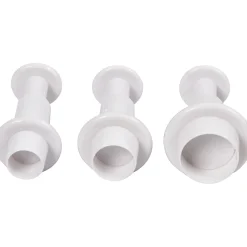 Uitsteekvormen met Stempel Cirkel, 3st.>Creativ Company Hot