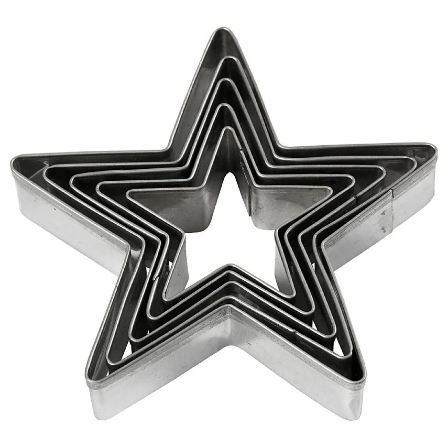 Uitsteekvormen Ster, 5st.>Creativ Company Sale