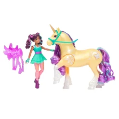 Spin Master Unicorn Academy - Pop Ava en Eenhoorn Leaf met Licht