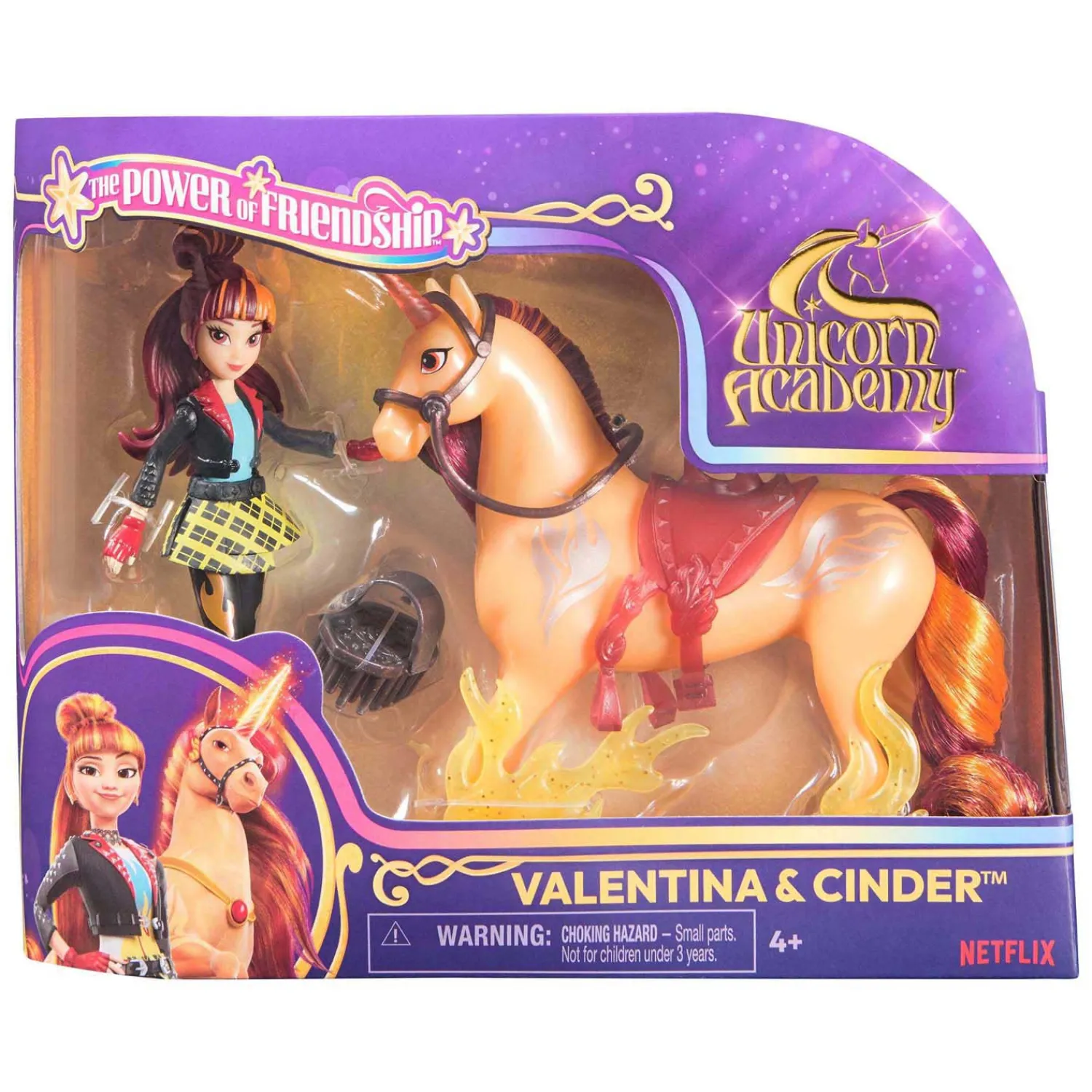 Unicorn Academy - Pop Valentina en Eenhoorn Cinder-Spin Master Sale