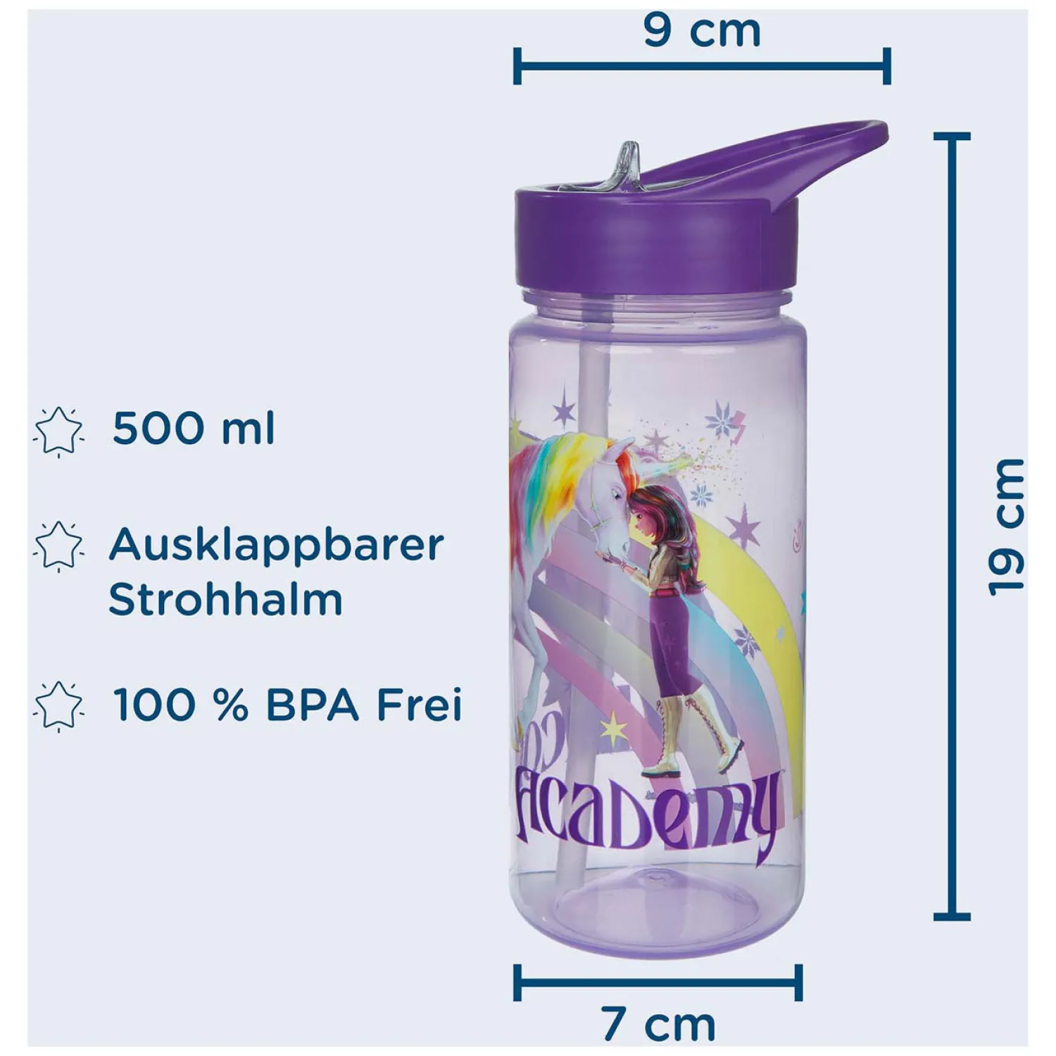 Unicorn Academy Drinkfles, 500ml>Undercover Best