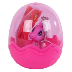 Unicorn Sleutelhanger in Ei met Stickers, set van 12 stuks Outlet