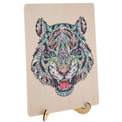 Creative Craft Group Unieke Houten Puzzel Tijger, 130st. Best