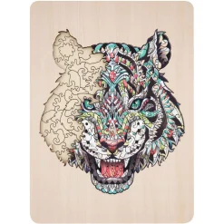 Creative Craft Group Unieke Houten Puzzel Tijger, 130st. Best