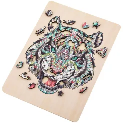 Creative Craft Group Unieke Houten Puzzel Tijger, 130st. Best