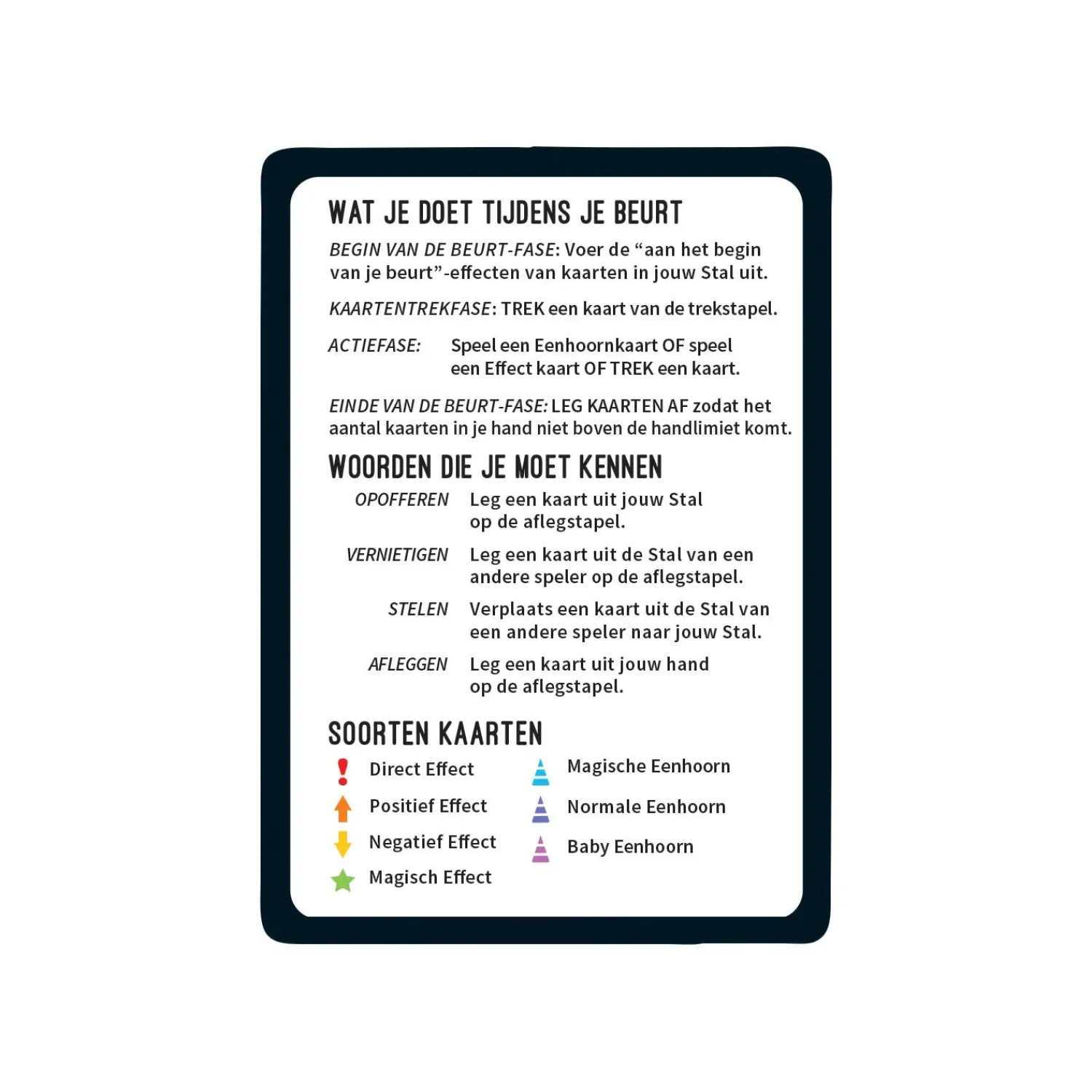 Unstable Unicorns NL>Asmodee Outlet