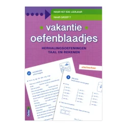 Vakantie oefenblaadjes  herhalingsoefeningen taal en rekenen>Deltas Discount