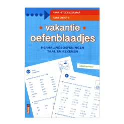 Vakantie oefenblaadjes "naar groep 5" herhalingsoefeningen t>Deltas Discount