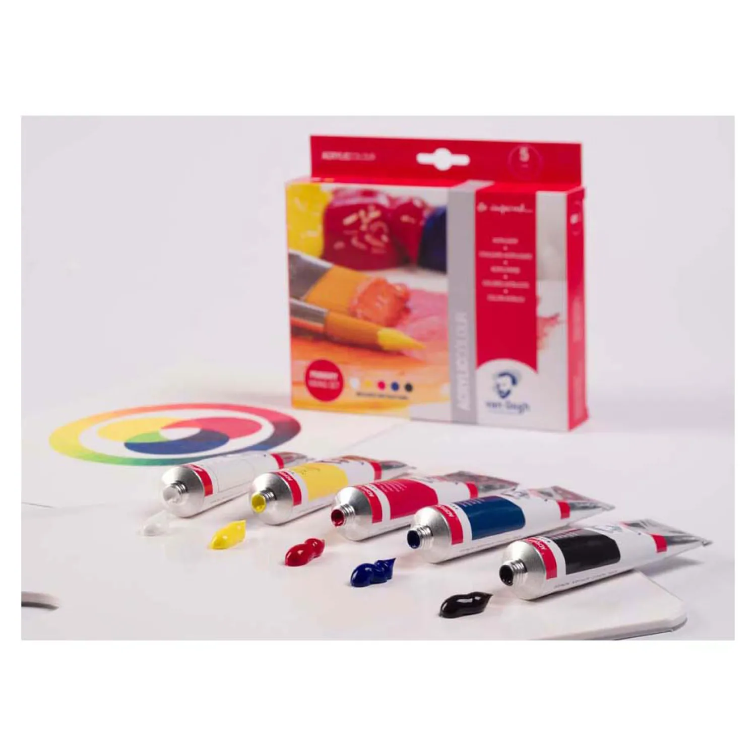 Bruynzeel Van Gogh Acrylverf Primaire Mengset, 5x40ml Sale