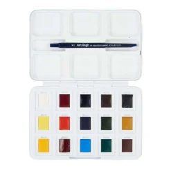 Bruynzeel Van Gogh Aquarelverf Pocket Box Basic Kleuren Best