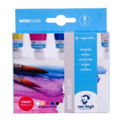 Van Gogh Aquarelverf Primaire Mengset, 5x10ml Tubes-Bruynzeel Hot