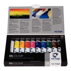 Van Gogh Olieverf Basisset met 10 Kleuren In Tubes Van 20ml>Bruynzeel Best