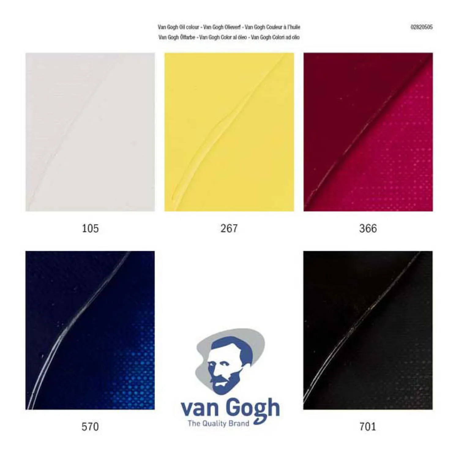 Bruynzeel Van Gogh Olieverf Primaire Mengset, 5x40ml Best