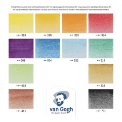 Van Gogh Starterset Aquarelpotloden met 12 Kleuren>Bruynzeel Outlet