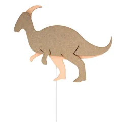 Van Tjalle en Jasper - Dino Wandlamp Parasaurolopus - Hout Hot
