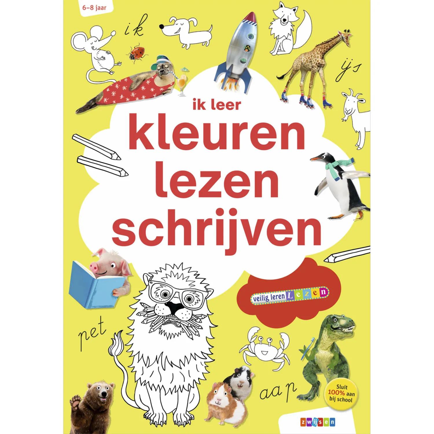 Veilig leren lezen - ik leer kleuren, lezen en schrijven-WPG Uitgevers New