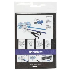 Vellen Krimpfolie met Motieven Wilde Dieren, 4st.>Creativ Company