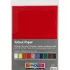Velour Papier Kleur A4, 10 Vellen-Creativ Company Best