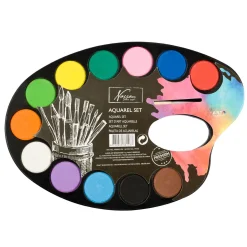 Verfpalet Aquarel, 12 Kleuren>Creative Craft Group Online