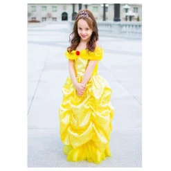 Verkleedjurk Belle Goud - 7-8 Jaar>Great Pretenders Discount