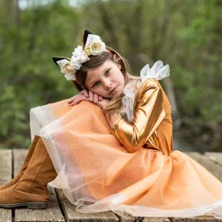 Verkleedjurk en Haarstuk Vos, 3-4 jaar-Great Pretenders New