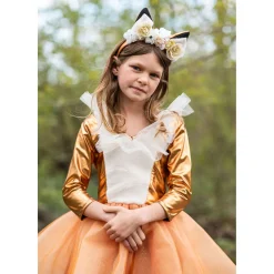 Verkleedjurk en Haarstuk Vos, 3-4 jaar-Great Pretenders New