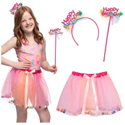 Verkleedset Fee Roze Happy Birthday-Boland Online