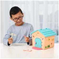 Verrassingspuppy Knuffel in Hondenhok><noscript><img width=