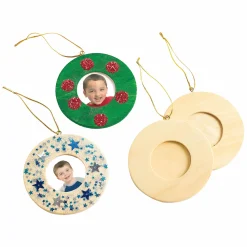 Versier je eigen Houten Fotolijst Kersthanger, Set van 12 stuks>Colorations Outlet