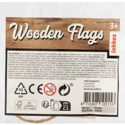 Versier je Houten Mini Vlaggenlijn>Lobbes