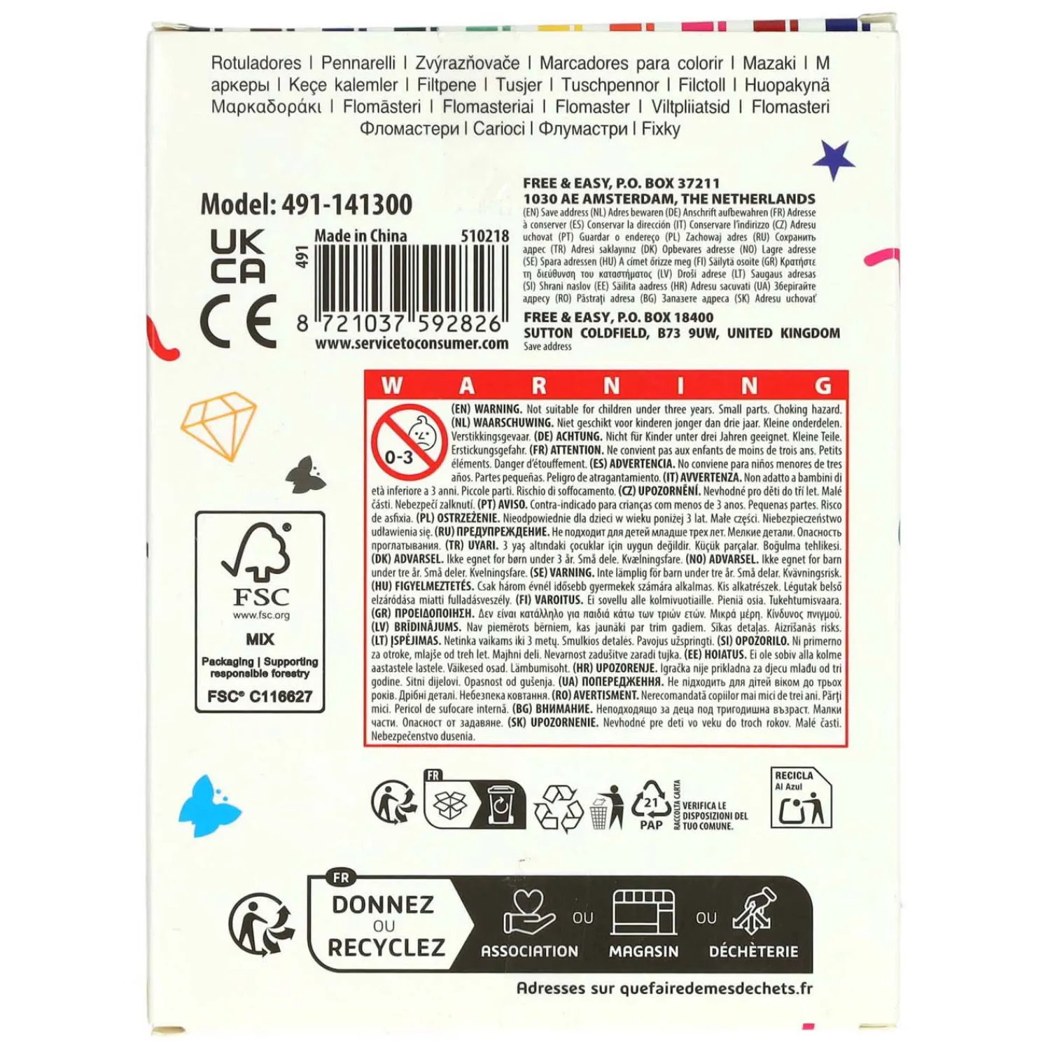 Viltstiften, 10st.> Outlet