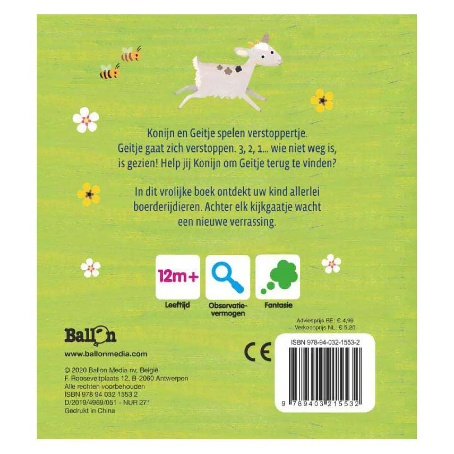 Vind je Mij, Konijntje? 12m+-Standaard Uitgeverij Hot