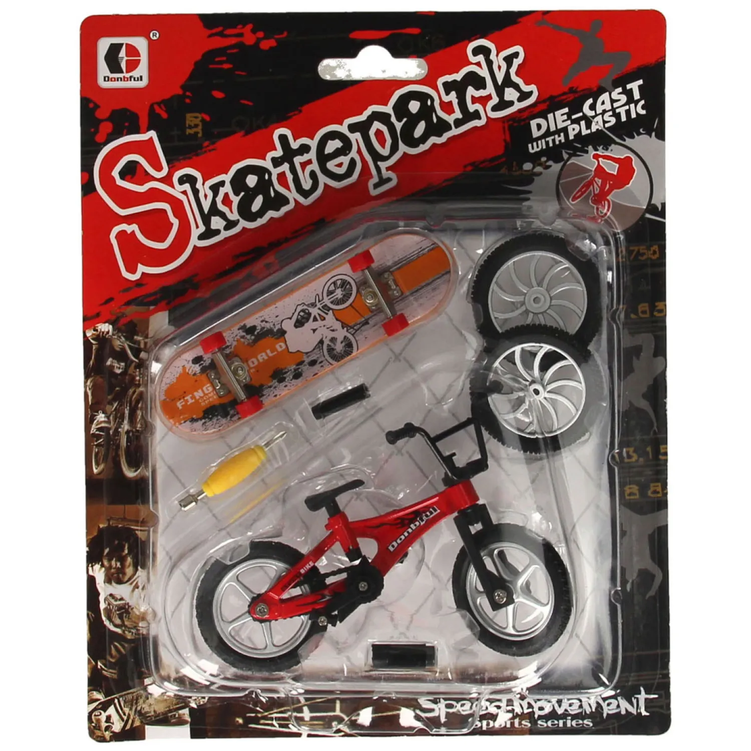 Vinger Stuntfiets met Accessoires- Sale