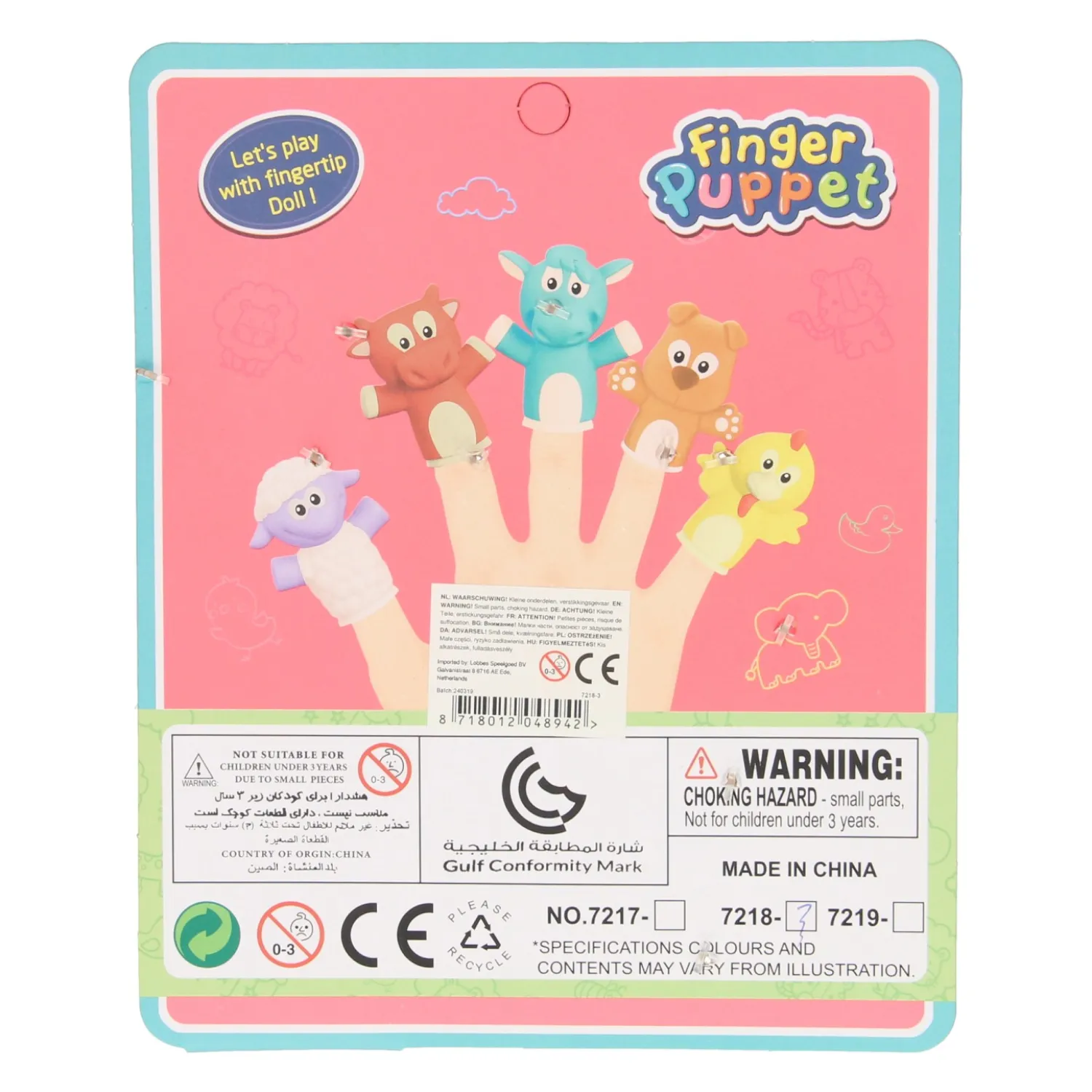 Vingerdier Eenhoorn- Clearance