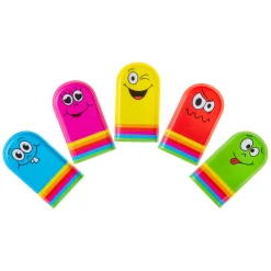 Vingerpoppetjes Gezichtjes, 5st.-Duckiez Clearance