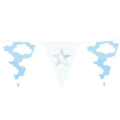 Haza Witbaard Vlaggenlijn Baby Jongen, 10mtr. New