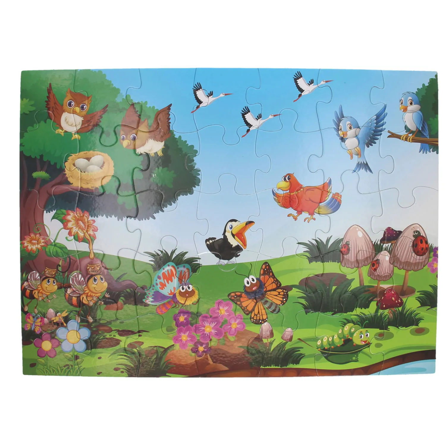 Vloerpuzzel Buitenleven, 35st.- Sale